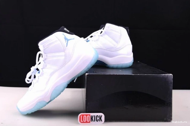 One Kick Jordan Blue 378037-117 11 Air (2014) Legend Retro 0731